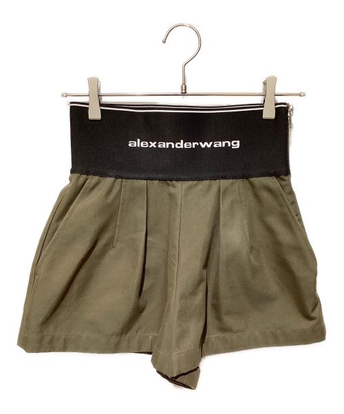 ALEXANDER WANG（アレキサンダーワン）ALEXANDER WANG (アレキサンダーワン) キュロットショートパンツ オリーブ サイズ:2の古着・服飾アイテム