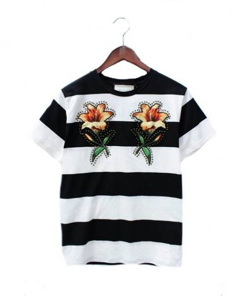 中古 古着通販 Gucci グッチ Tシャツ ブラック ホワイト サイズ L ブランド 古着通販 トレファク公式 Trefac Fashion