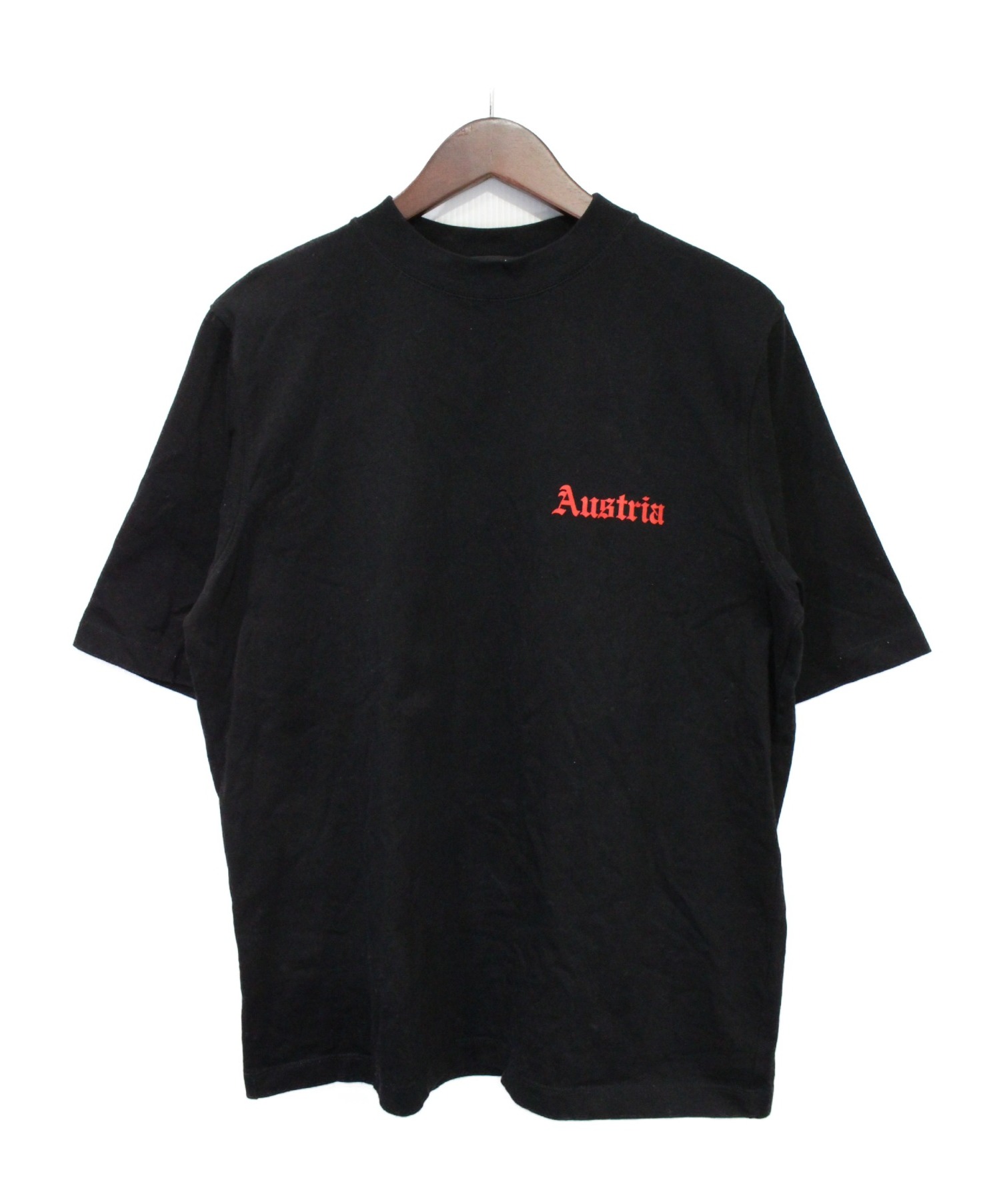 HELMUT LANG (ヘルムートラング) Austria Tシャツ ブラック サイズ:S