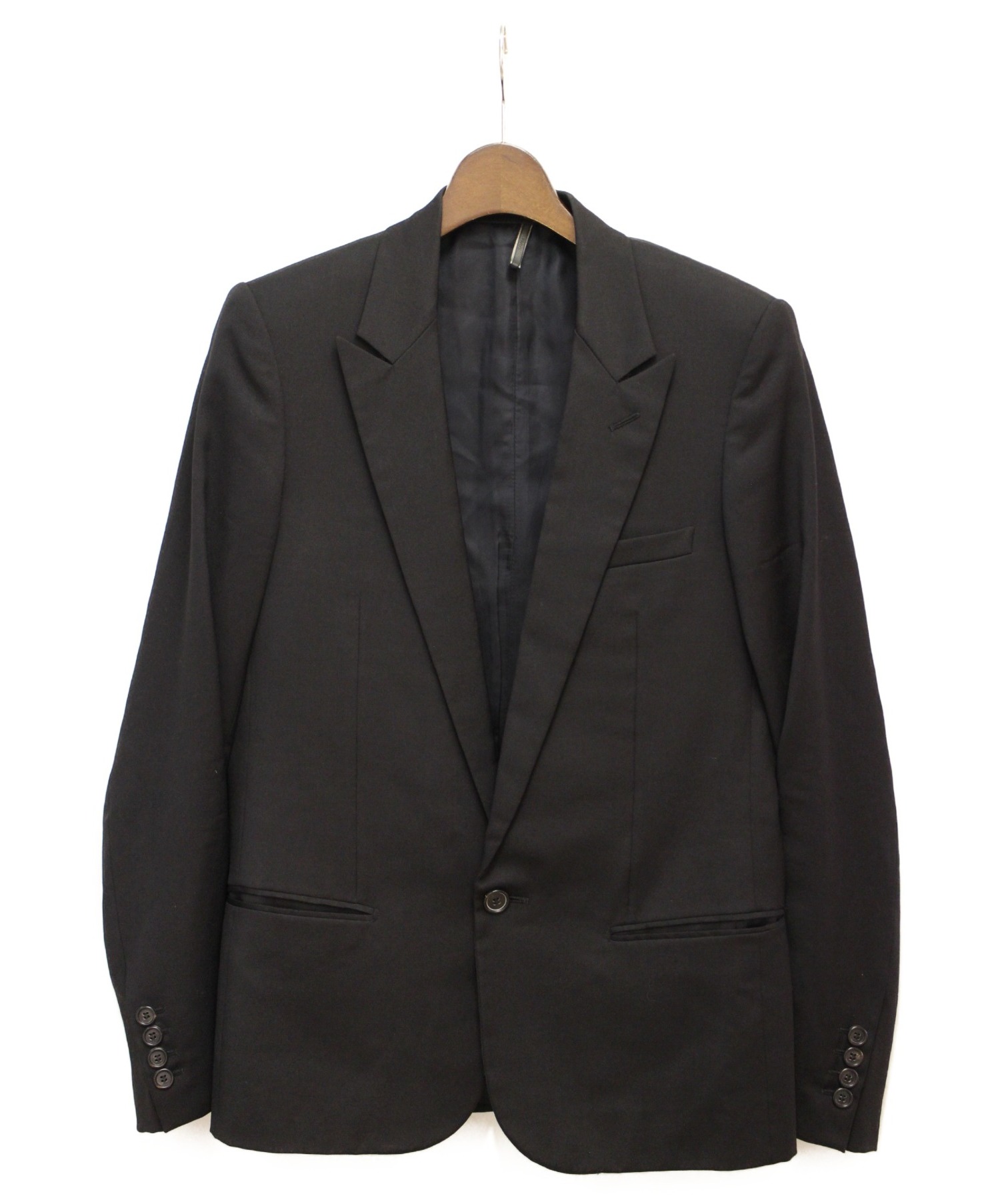 【中古・古着通販】Dior Homme (ディオールオム) セットアップスーツ ブラック サイズ:46｜ブランド・古着通販 トレファク公式