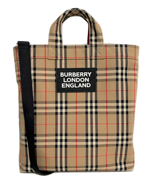 BURBERRY - a0722美品✨バーバリー ロンドン ノバチェックシャツ ロゴ