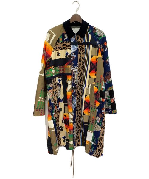 中古・古着通販】sacai (サカイ) Archive Print Mix Coat マルチカラー