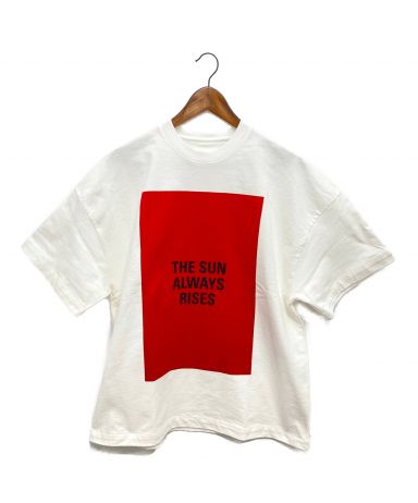 サイン・掲示用品 パネル JIL SANDER THE SUN ALWAYS RISES Tシャツ