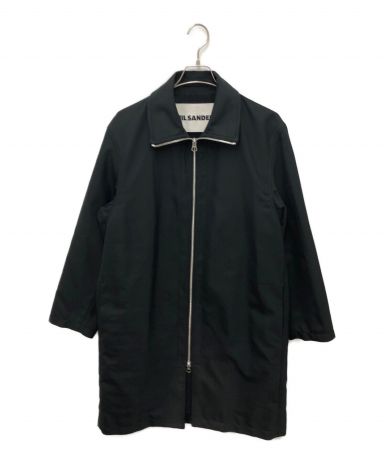 【中古・古着通販】JIL SANDER (ジルサンダー) 22SS Sport Zip-Up Overcoat(スポーツジップアップオーバーコート)  ブラック サイズ:46｜ブランド・古着通販 トレファク公式【TREFAC FASHION】スマホサイト