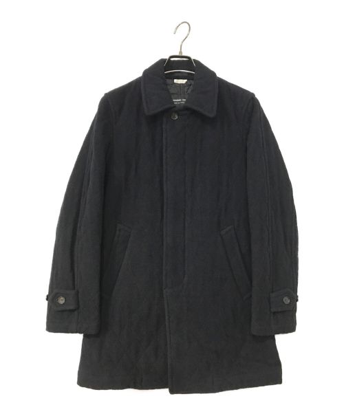 COMME des GARCONS HOMME DEUX（コムデギャルソン オム ドゥ）COMME des GARCONS HOMME DEUX (コムデギャルソン オム ドゥ) キルティングウールコート ネイビー サイズ:Sの古着・服飾アイテム