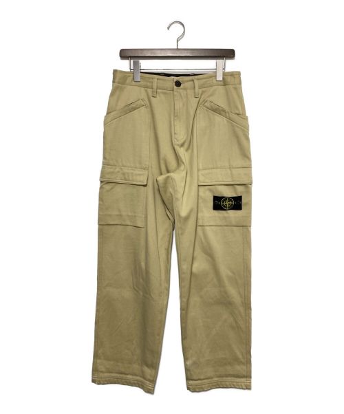 STONE ISLAND（ストーンアイランド）STONE ISLAND (ストーンアイランド) LOOSE CARGO PANTS  ベージュ サイズ:W30の古着・服飾アイテム