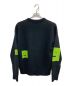 ACNE STUDIOS (アクネストゥディオス) Wool Face Sweater ブラック×グリーン サイズ:XS：21000円