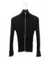 MM6 Maison Margiela（エムエムシックス メゾンマルジェラ）の古着「LOGO RIBBED ZIP SWEATER」｜ブラック