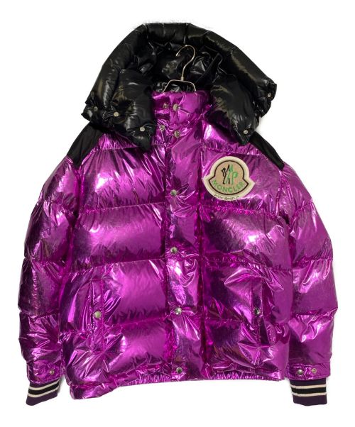 MONCLER GENIUS（モンクレール ジーニアス）MONCLER GENIUS (モンクレール ジーニアス) Palm Angels (パーム エンジェルス)  TIM PUFFA JACKET パープル サイズ:1の古着・服飾アイテム