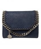 STELLA McCARTNEYステラマッカートニー）の古着「FALABELLA SMALL WALLET SHAGGY DEER」｜ネイビー