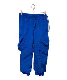 SUNNEI（スンネイ）の古着「DOUBLE ELASTIC CARGO PANTS」｜ブルー