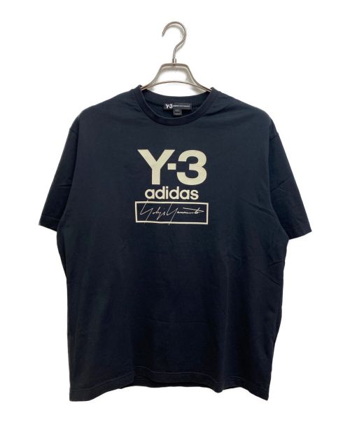 Y-3（ワイスリー）Y-3 (ワイスリー) ロゴＴシャツ ブラック サイズ:Mの古着・服飾アイテム