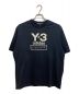 Y-3（ワイスリー）の古着「ロゴＴシャツ」｜ブラック