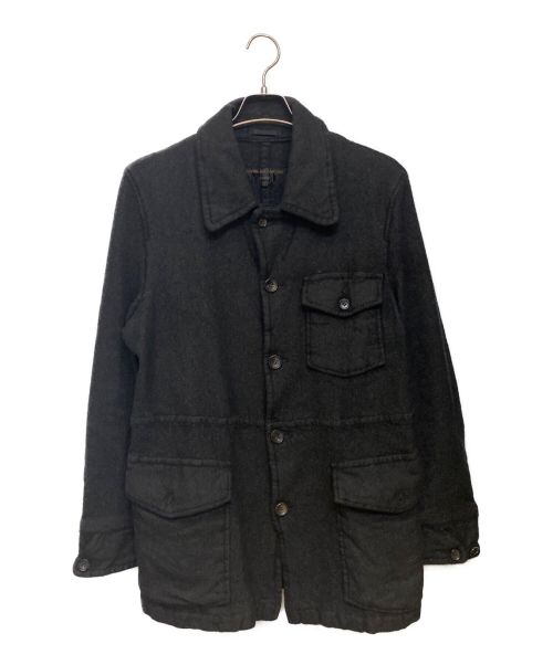 COMME des GARCONS HOMME（コムデギャルソン オム）COMME des GARCONS HOMME (コムデギャルソン オム) 縮絨コート ブラック サイズ:Sの古着・服飾アイテム