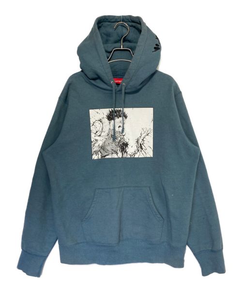 SUPREME（シュプリーム）SUPREME (シュプリーム) Arm Hooded Sweatshirt ブルー サイズ:Mの古着・服飾アイテム