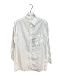 Yohji Yamamoto pour homme（ヨウジヤマモト プールオム）の古着「CHAIN STITCH BROAD CLASSIC BIG BLOUSE」｜ホワイト