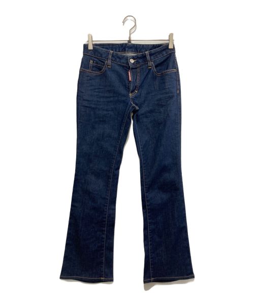 DSQUARED2（ディースクエアード）DSQUARED2 (ディースクエアード) MEDIUM WAIST FLARE JEAN インディゴ サイズ:36の古着・服飾アイテム