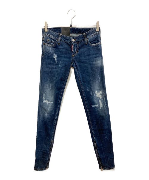 DSQUARED2（ディースクエアード）DSQUARED2 (ディースクエアード) SKINNY JEAN ブルー サイズ:38の古着・服飾アイテム