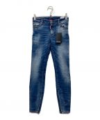 DSQUARED2ディースクエアード）の古着「MEDIUM WAIST TWIGGY JEAN」｜ブルー