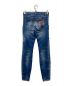 DSQUARED2 (ディースクエアード) MEDIUM WAIST TWIGGY JEAN ブルー サイズ:38 未使用品：9800円