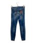 DSQUARED2 (ディースクエアード) MEDIUM WAIST TWIGGY JEAN インディゴ サイズ:38：6000円