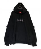 SUPREMEシュプリーム）の古着「Chalk Logo Hooded Sweatshirt」｜ブラック
