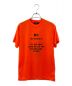 BALENCIAGA（バレンシアガ）の古着「ネームデザインTシャツ」｜オレンジ