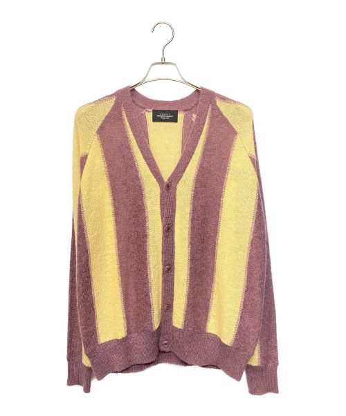 UNUSED（アンユーズド）UNUSED (アンユーズド) MOHAIR CARDIGAN(モヘヤカーディガン) イエロー サイズ:3の古着・服飾アイテム