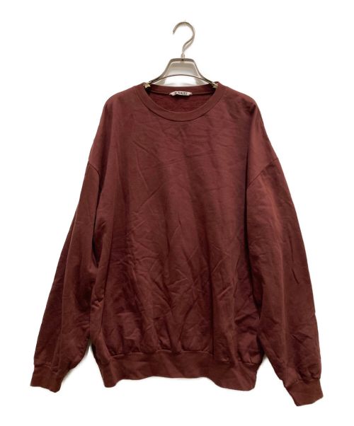 AURALEE（オーラリー）AURALEE (オーラリー) ELASTIC HIGH GAUGE SWEAT P/O ブラウン サイズ:5の古着・服飾アイテム