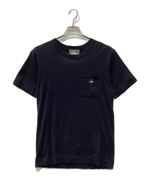 Vivienne Westwood man（ヴィヴィアン ウェストウッド マン）Vivienne Westwood man (ヴィヴィアン ウェストウッド マン) リラックスポケットTシャツ ブラック サイズ:42の古着・服飾アイテム