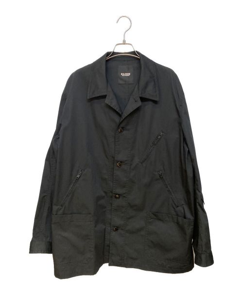 WILDSIDE YOHJI YAMAMOTO（ワイルドサイド ヨウジ ヤマモト）WILDSIDE YOHJI YAMAMOTO (ワイルドサイド ヨウジ ヤマモト) T/C Twill 5B Shirt Jacket ブラック サイズ:3の古着・服飾アイテム