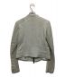 NEIL BARRETT (ニールバレット) バイカーレザージャケット グレー サイズ:SIZE S：9000円