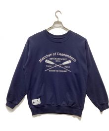 DESCENDANT（ディセンダント）の古着「cross paddle crew neck」｜ネイビー