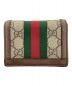 GUCCI (グッチ) GGシェリーラインウォレット：35000円