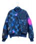 LOUIS VUITTON（ルイ ヴィトン）の古着「21AW Solt Print Bomber」｜ネイビー