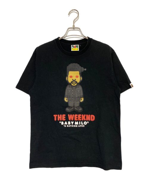 A BATHING APE（アベイシングエイプ）A BATHING APE (アベイシングエイプ) The Weeknd (ザ ウィークエンド) BAPE XO THE WEEKND TEE ブラック サイズ:Mの古着・服飾アイテム