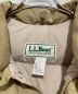 中古・古着 L.L.Bean (エルエルビーン) ダウンベスト ベージュ サイズ:XL：7800円