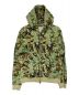 A BATHING APE（アベイシングエイプ）の古着「ベルクロワッペンジップパーカー」｜グリーン