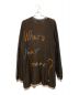 Yohji Yamamoto pour homme (ヨウジヤマモト プールオム) 22SS 7G MESSAGE JACQUARD PRIZE HOME TOWN LONG SLEEVES ブラック サイズ:3：25000円