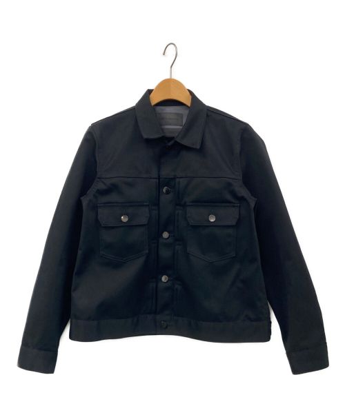 FUMITO GANRYU（フミトガンリュウ）FUMITO GANRYU (フミトガンリュウ) WATER RESISTANT PLEATED BLOUSON ブラック サイズ:1の古着・服飾アイテム