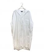 COMME des GARCONS HOMME PLUSコムデギャルソンオムプリュス）の古着「22SS セーラーカラーロングシャツ」｜ホワイト