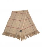 BURBERRY LONDONバーバリーロンドン）の古着「Check blanket（チェックブランケット）」｜ベージュ