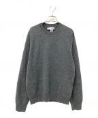 COMME des GARCONS SHIRTコムデギャルソンシャツ）の古着「FOREVER Round-Neck Pullover Knit」｜グレー