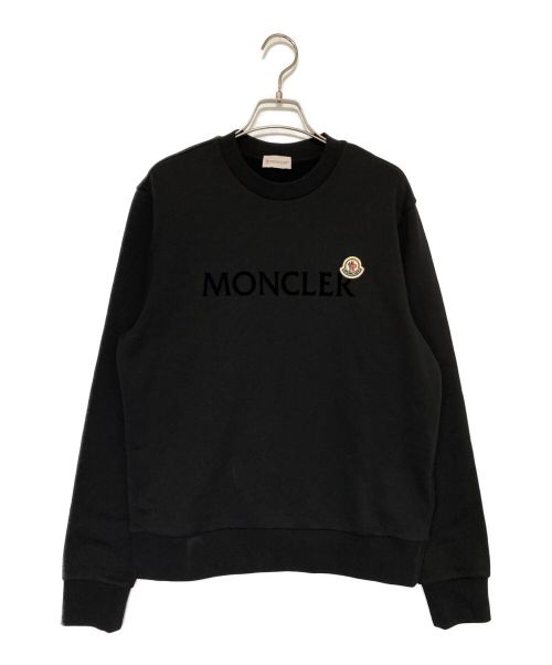 MONCLER（モンクレール）MONCLER (モンクレール)  MAGLIA GIROCOLLO クルーネックスウェット ブラック サイズ:Sの古着・服飾アイテム