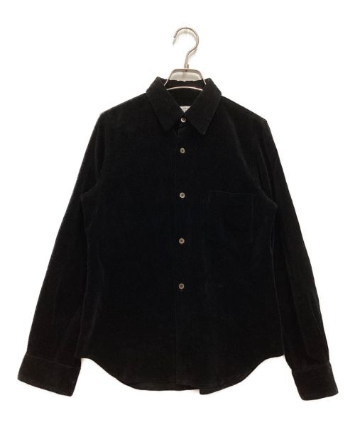 ROBE DE CHAMBRE COMME DES GARCONS（ローブドシャンブル コムデギャルソン）ROBE DE CHAMBRE COMME DES GARCONS (ローブドシャンブル コムデギャルソン) スウェードシャツ ブラック サイズ:Sの古着・服飾アイテム