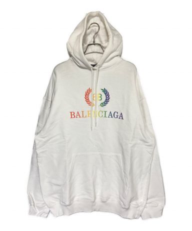 中古・古着通販】BALENCIAGA (バレンシアガ) レインボー ロゴ刺繍