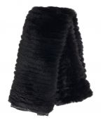 CHANELシャネル）の古着「Orylag fur muffler（オリラグファーマフラー）」｜ブラック