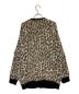 WACKO MARIA (ワコマリア) LEOPARD MOHAIR KNIT JAQUARD CARDIGAN ベージュ サイズ:L：49800円