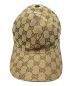 GUCCI (グッチ) オリジナルGGキャンバス ベースボール キャップ サイズ:M(58)：30000円