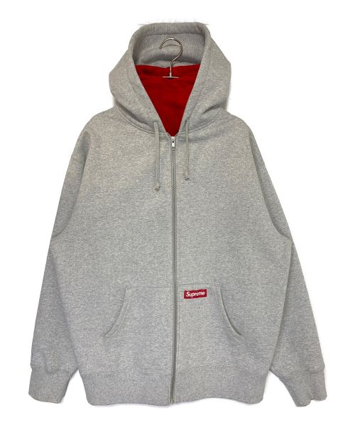 SUPREME（シュプリーム）SUPREME (シュプリーム) Double Hood Facemask Zip Up Hooded Sweat グレー サイズ:Lの古着・服飾アイテム